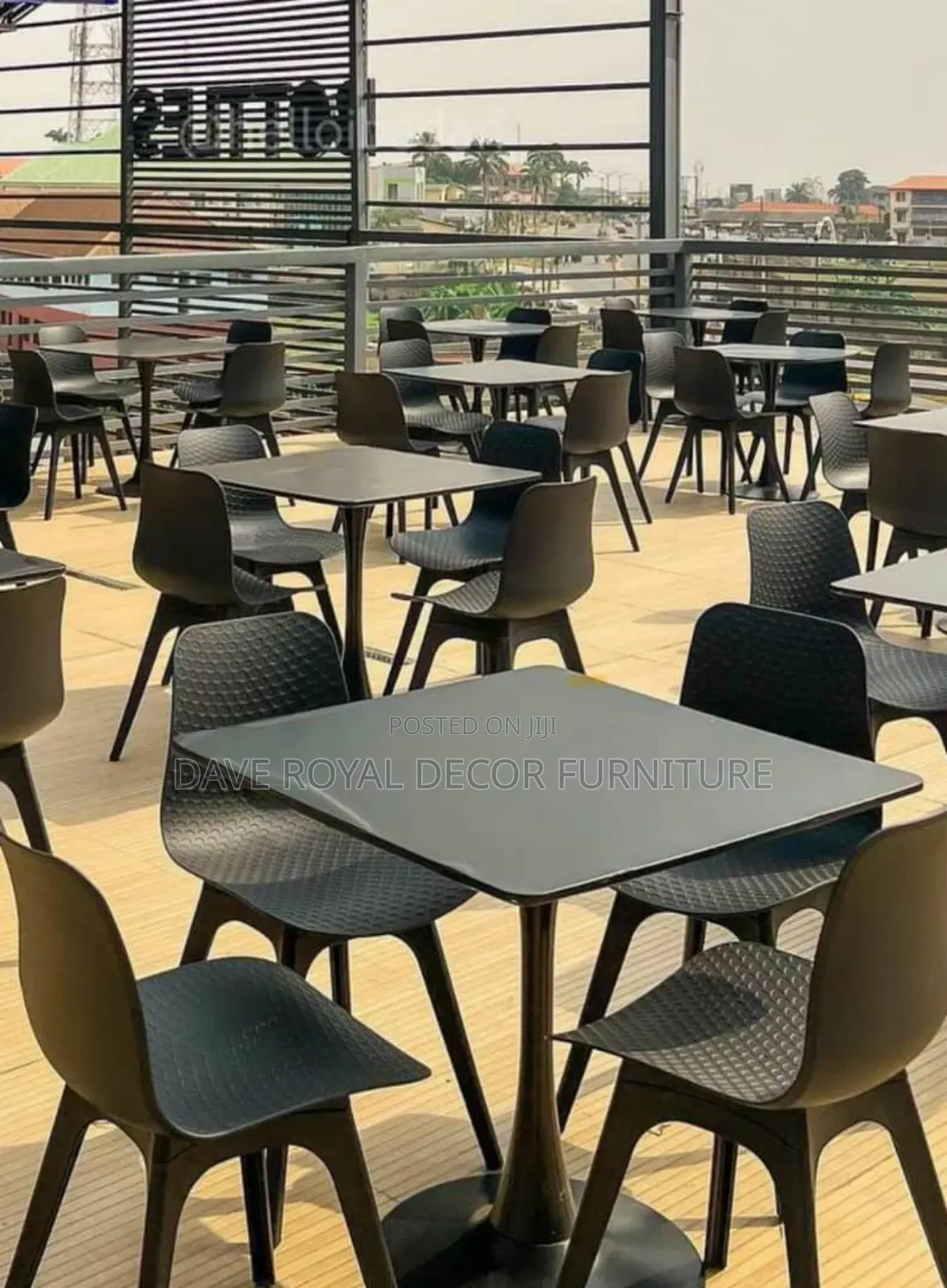 Quality Restaurant Table and Chairs by 4 Seaters