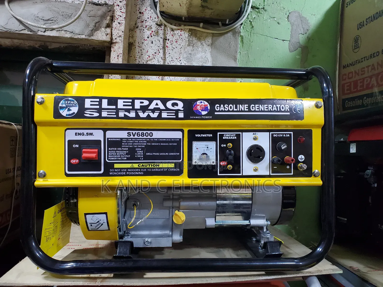 Elelepaq 2.8kva Generator Petrol