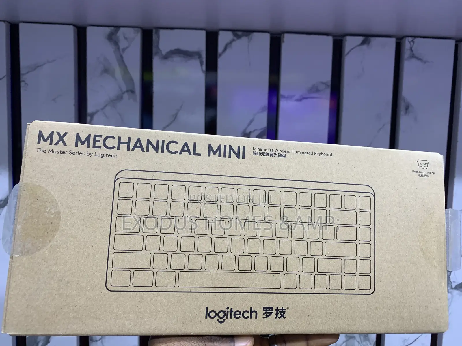 Logitech MX Mechanical Mini Wireless Illuminated Keyboard.