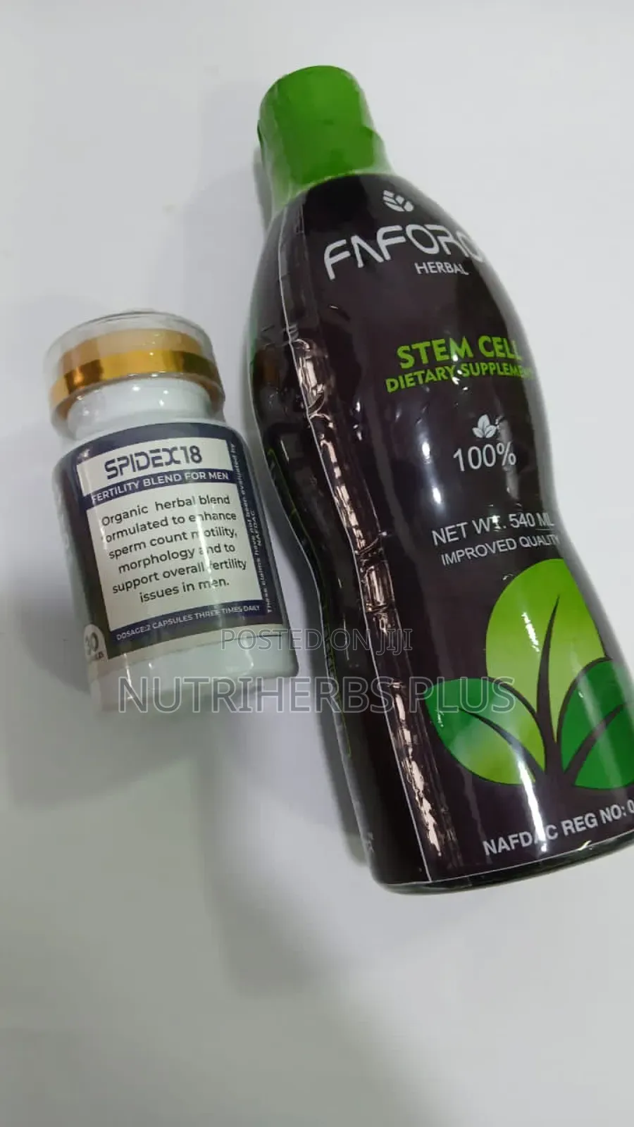 Stem Cell Drink + Spidex18: Stop Premature Ejaculation