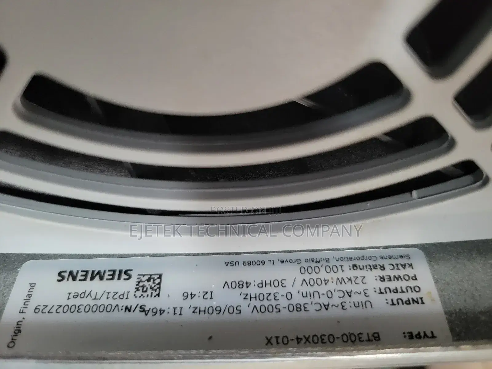 Siemens Inverter Drive 22kw/30hp