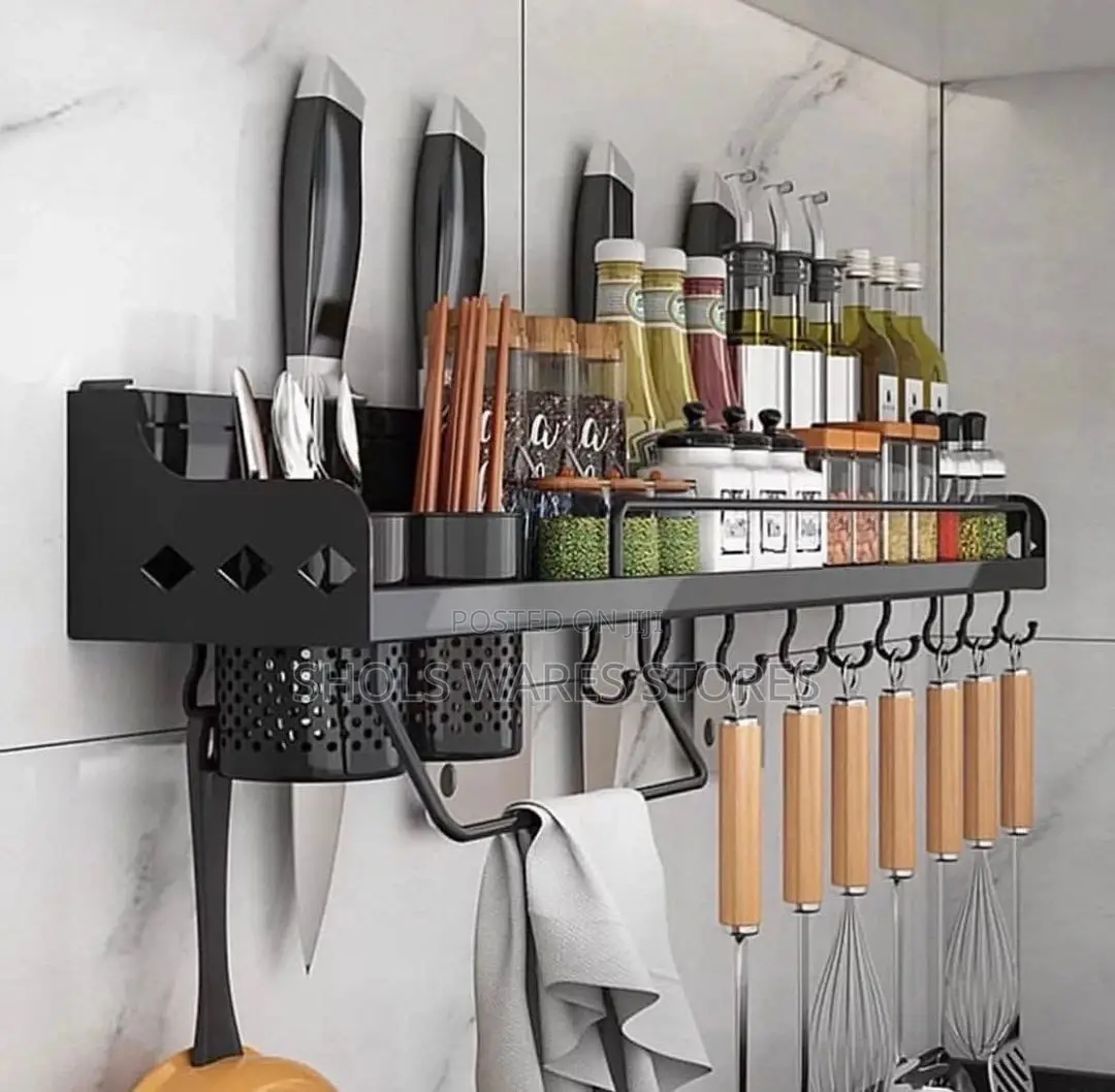 Big Metal Kitchen Rack | Kitchen Utensils Organizer