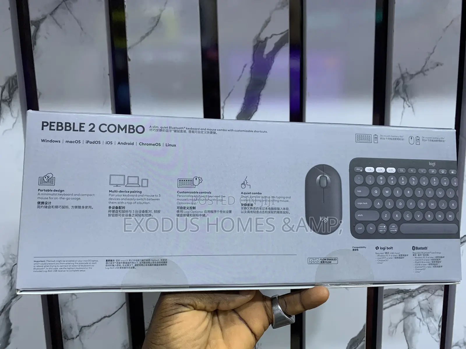 Logitech Pebble 2 Combo Keyboard Mouse