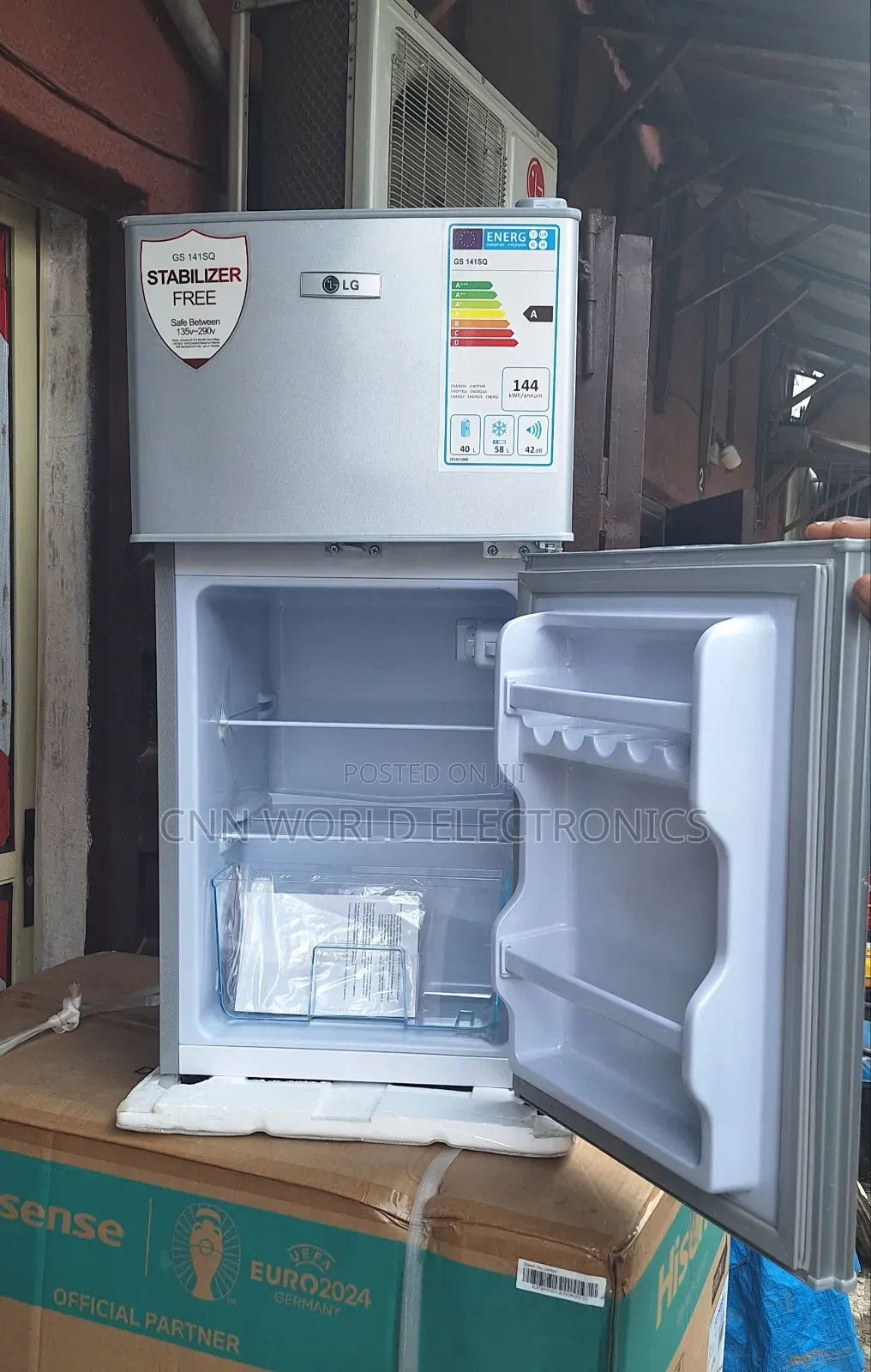 New Lg 110l Double Door Fridge Faster Cooling 2yrs Warranty