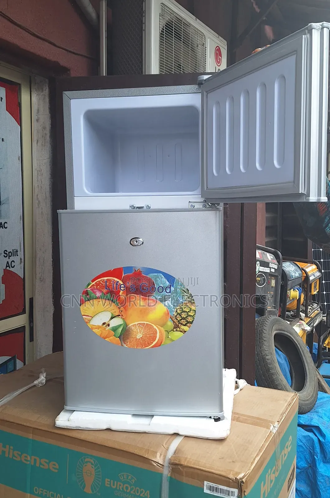 New Lg 110l Double Door Fridge Faster Cooling 2yrs Warranty
