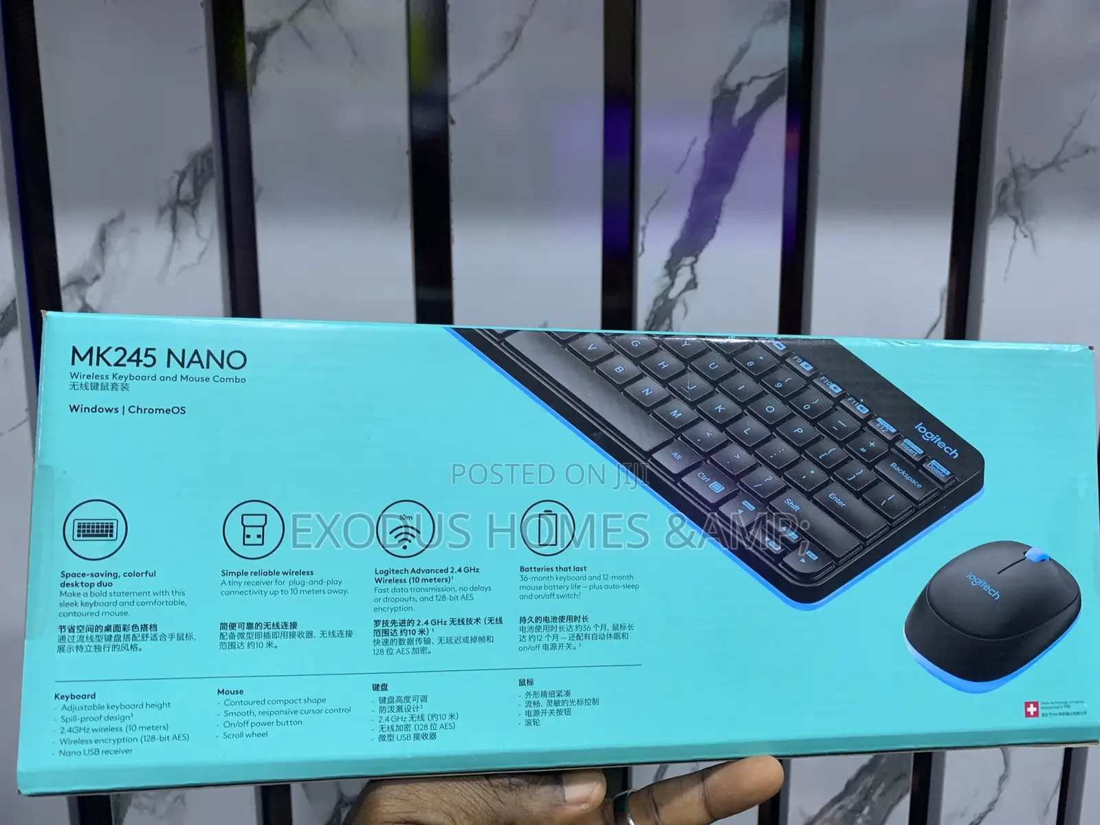 Logitech Mk245 Nano Mouse and Keyboard Combo