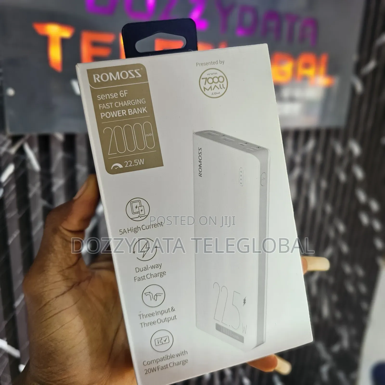 Romoss 20000mah 22.5W Sense 6F Fast Charging Power Bank