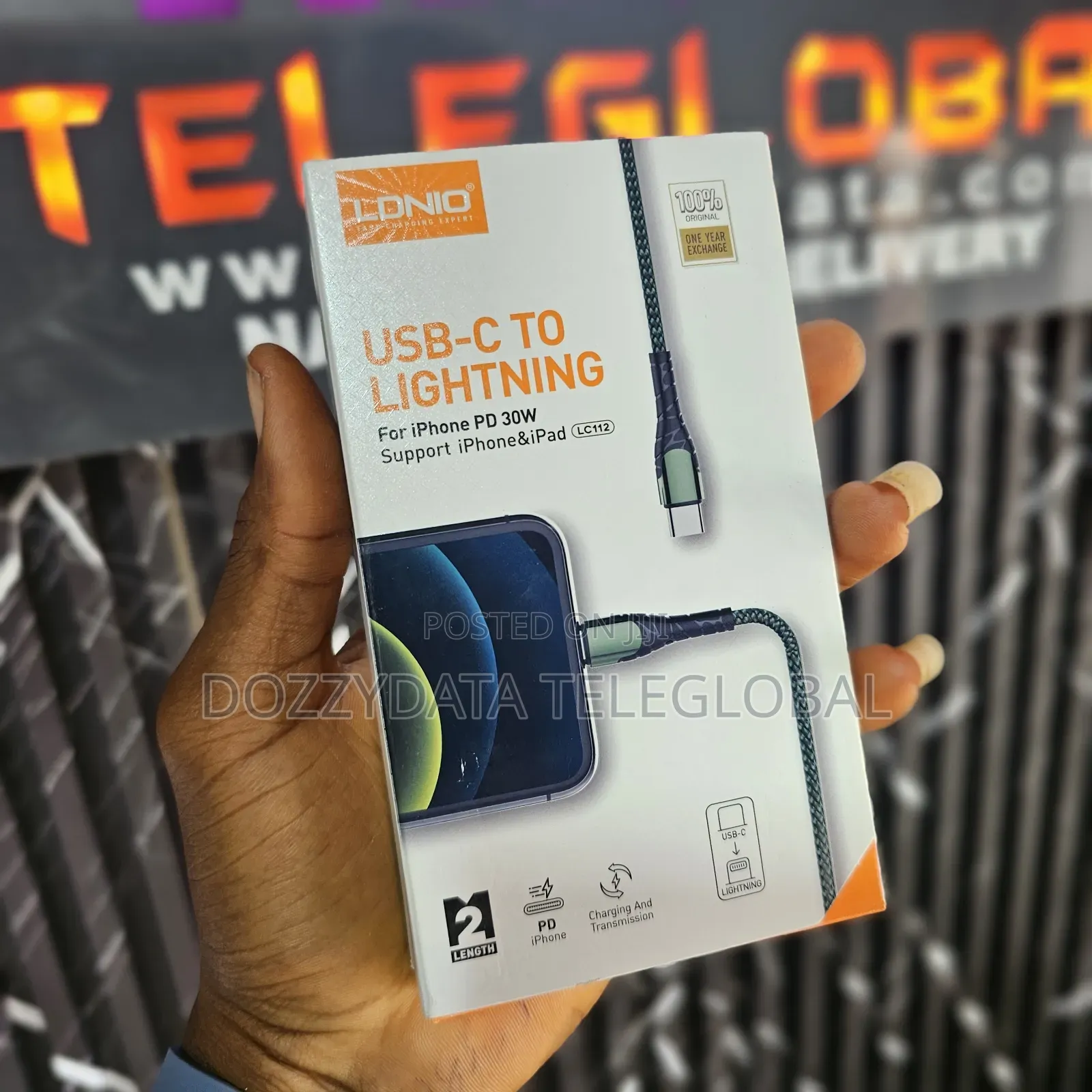 Ldnio Lc112 Usb C to Lightning 30w 2m Length Cable