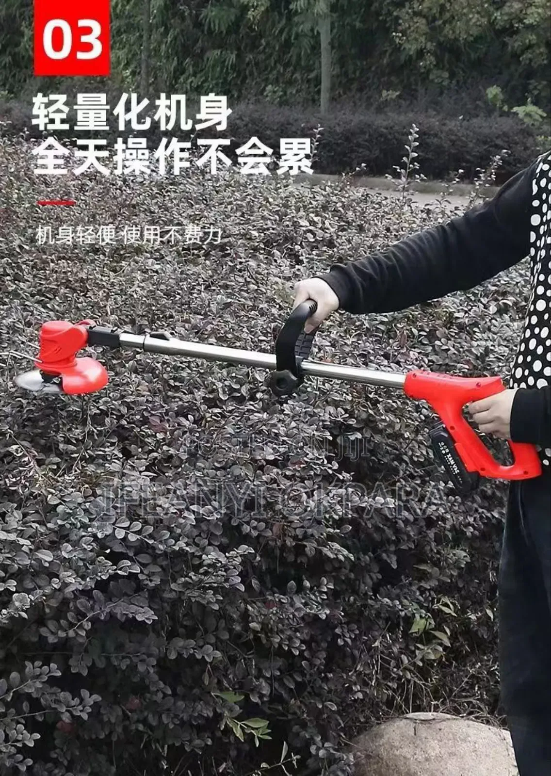 Grass Cutting Machine With 2 Powerful 98v Batteries