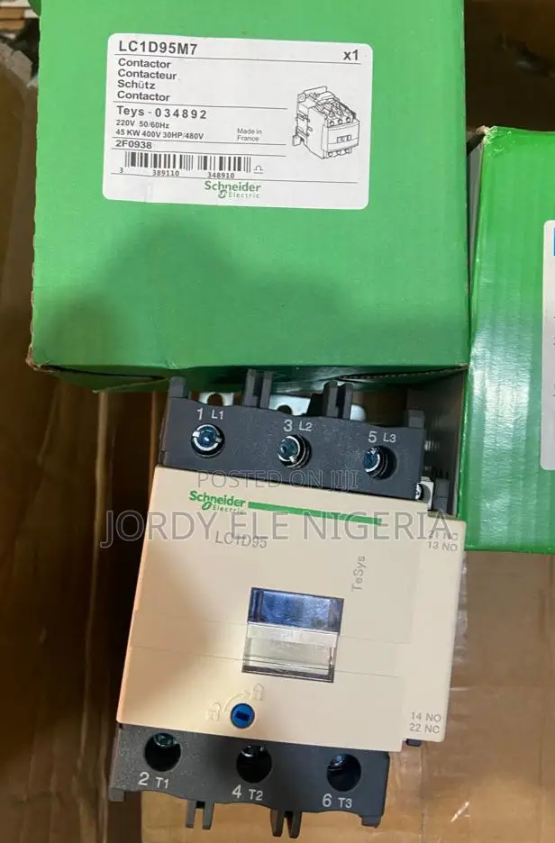 Contactor D95 125amps Schneider