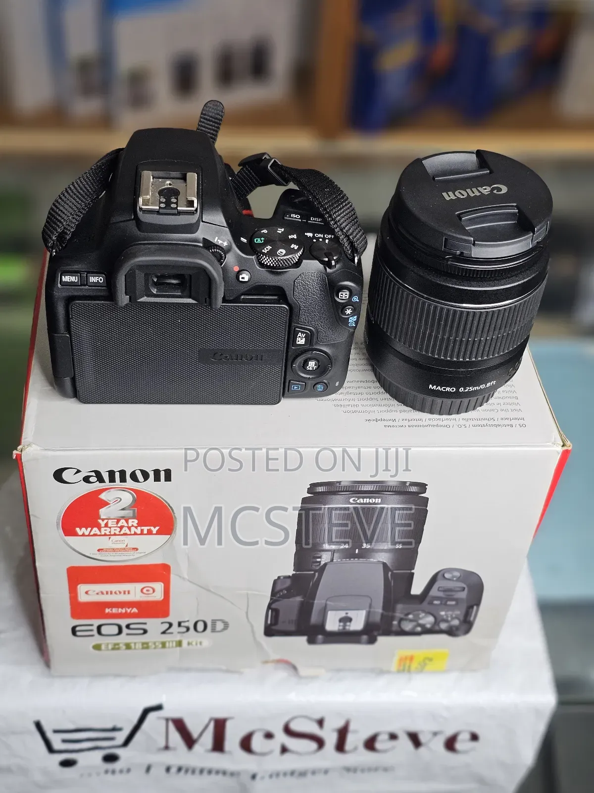 Canon EOS 250D DSLR Camera Brand New Open Box