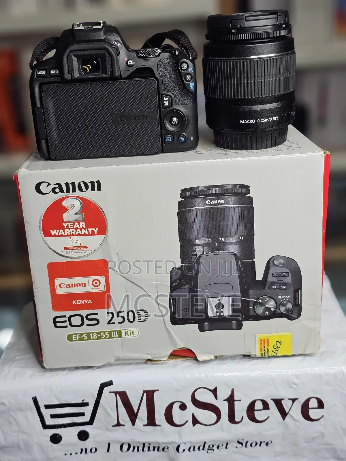 Canon EOS 250D DSLR Camera Brand New Open Box