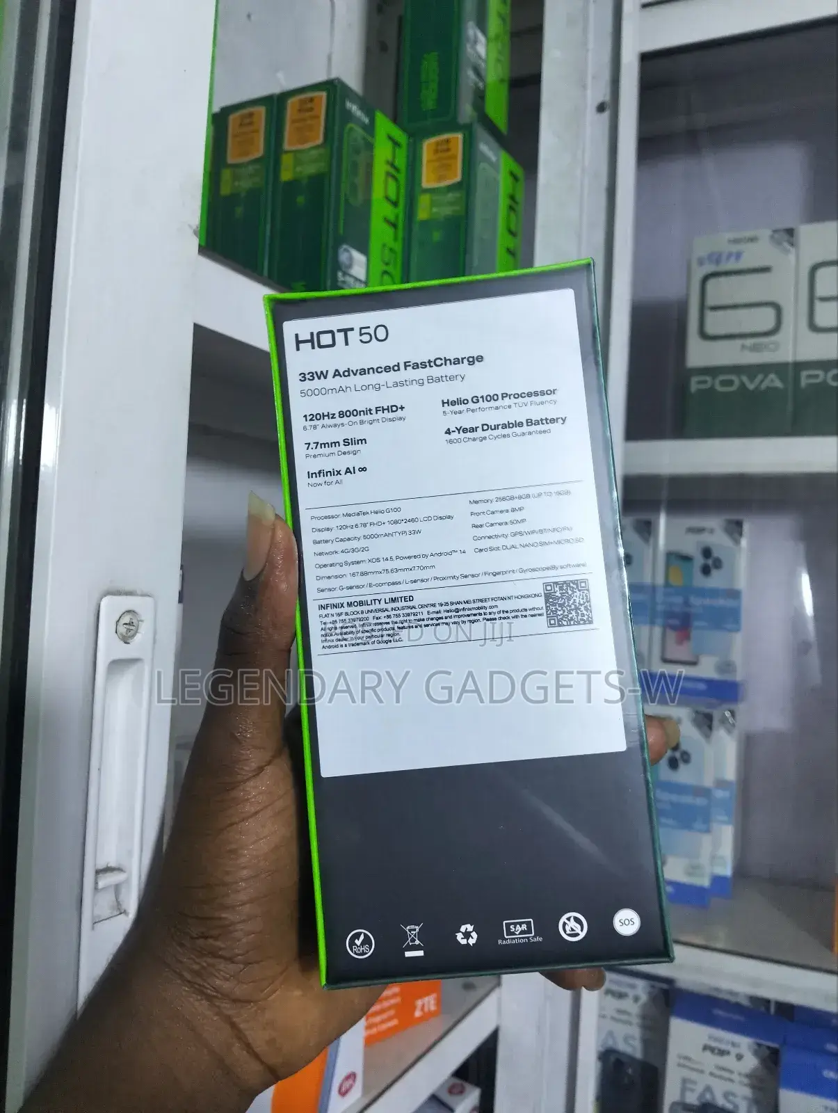 New Infinix Hot 50 256 GB
