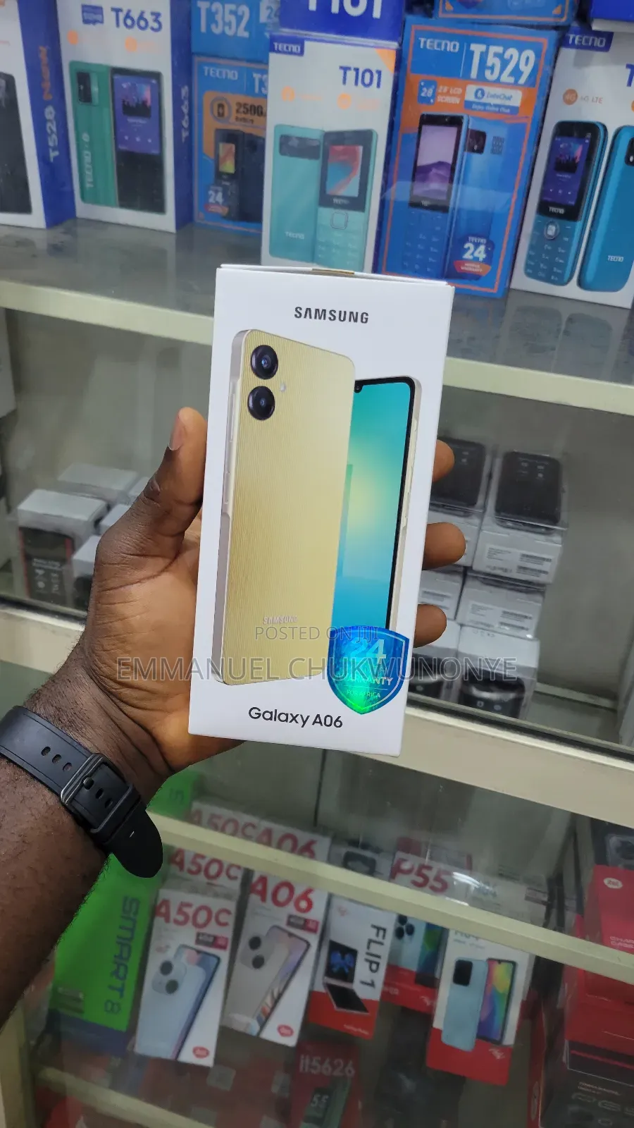 New Samsung Galaxy A06 128 GB Black