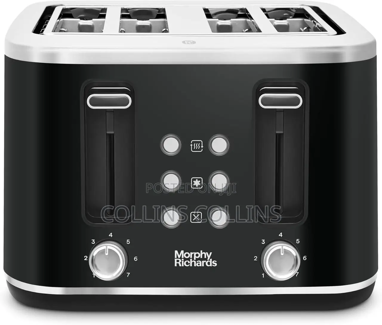 Morphy Richards Motive 4 Slice Toaster (Black)