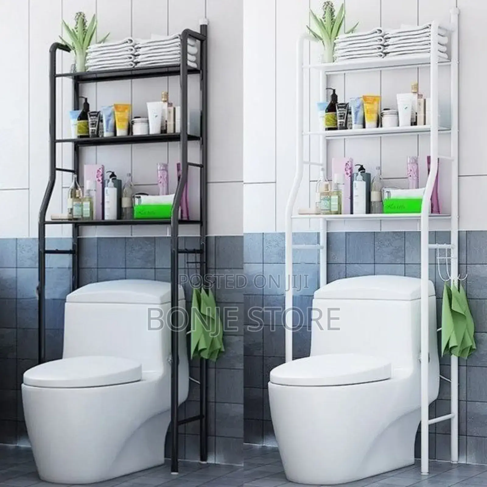 Over-the-Toilet Shelf, 3 WC Storage Shelf