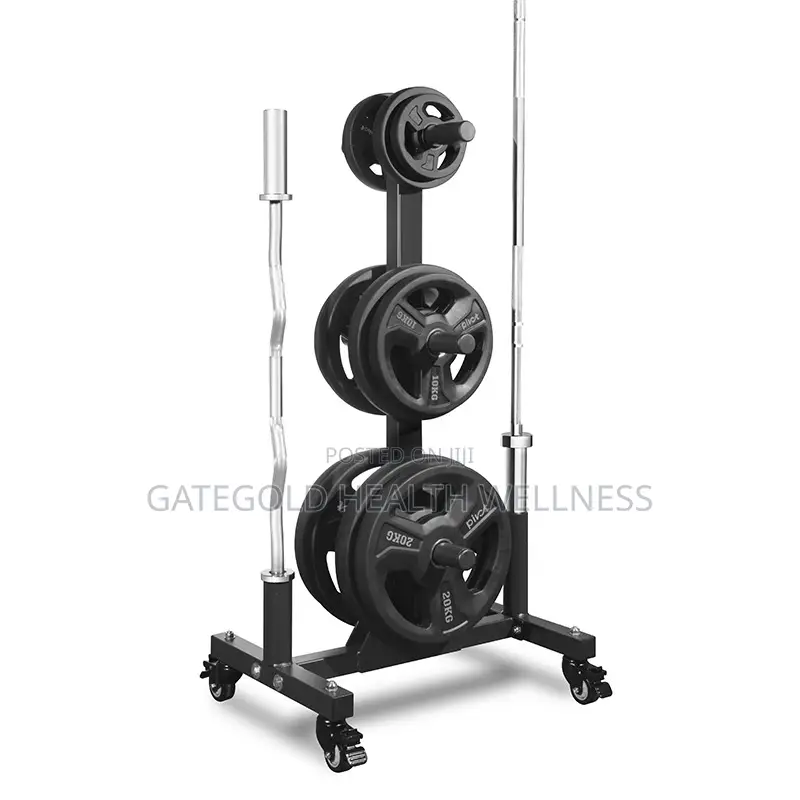 M395oly Mobility Olympic Plate Storage Tree (With 4 Wheels)