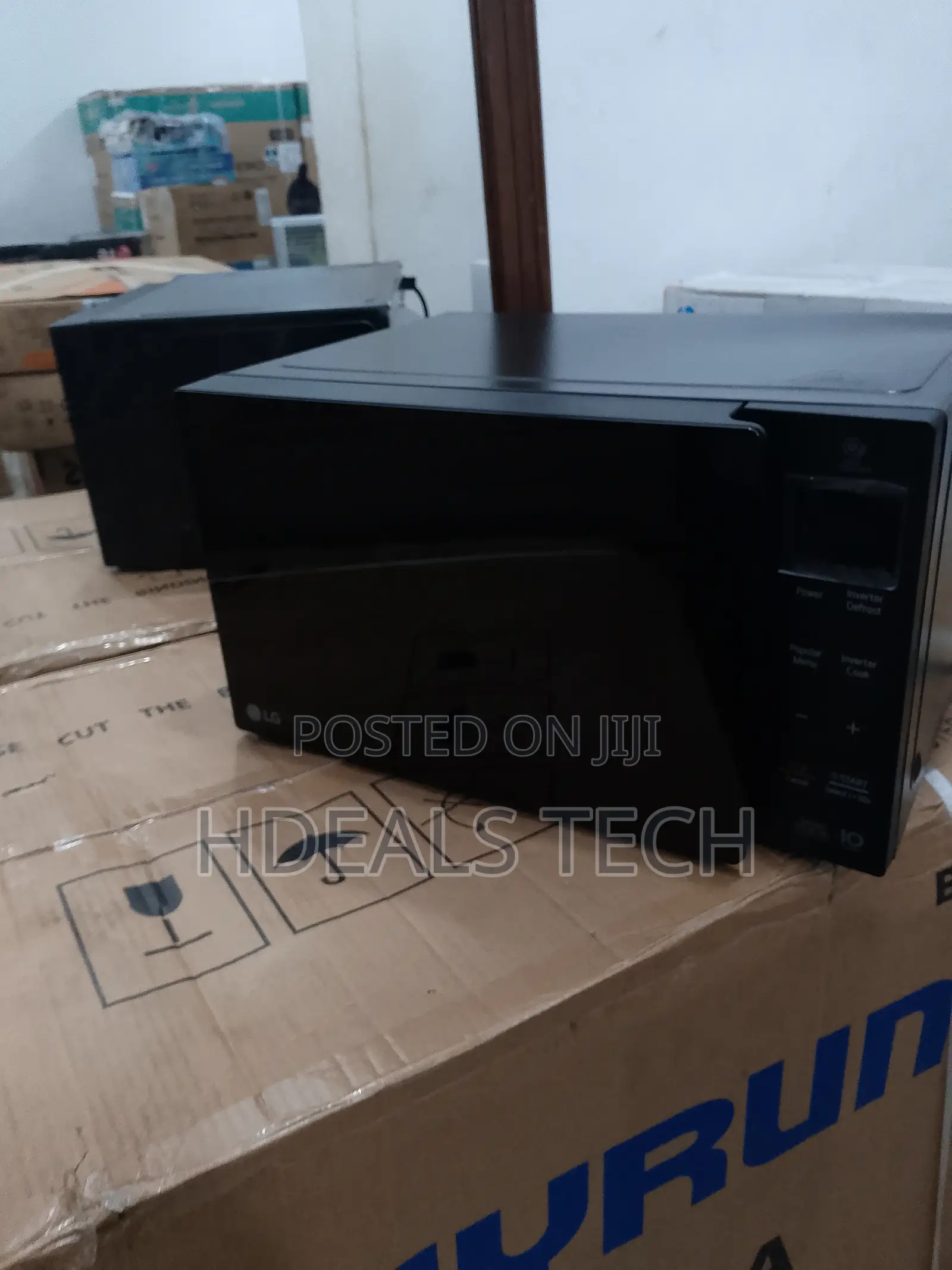 New in LG 25L Black Smart Inverter Microwave Oven