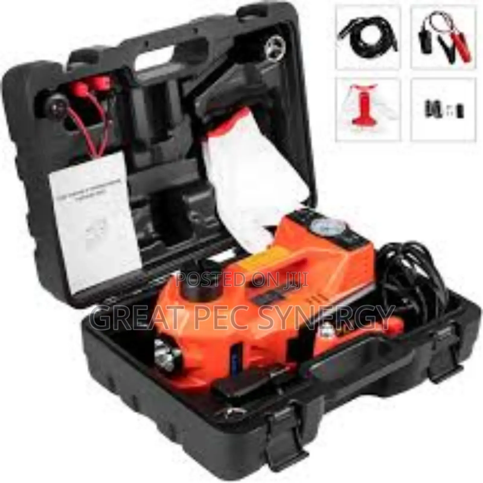 3 in 1, 5 Tons Electric Hydraulic Floor Jack.