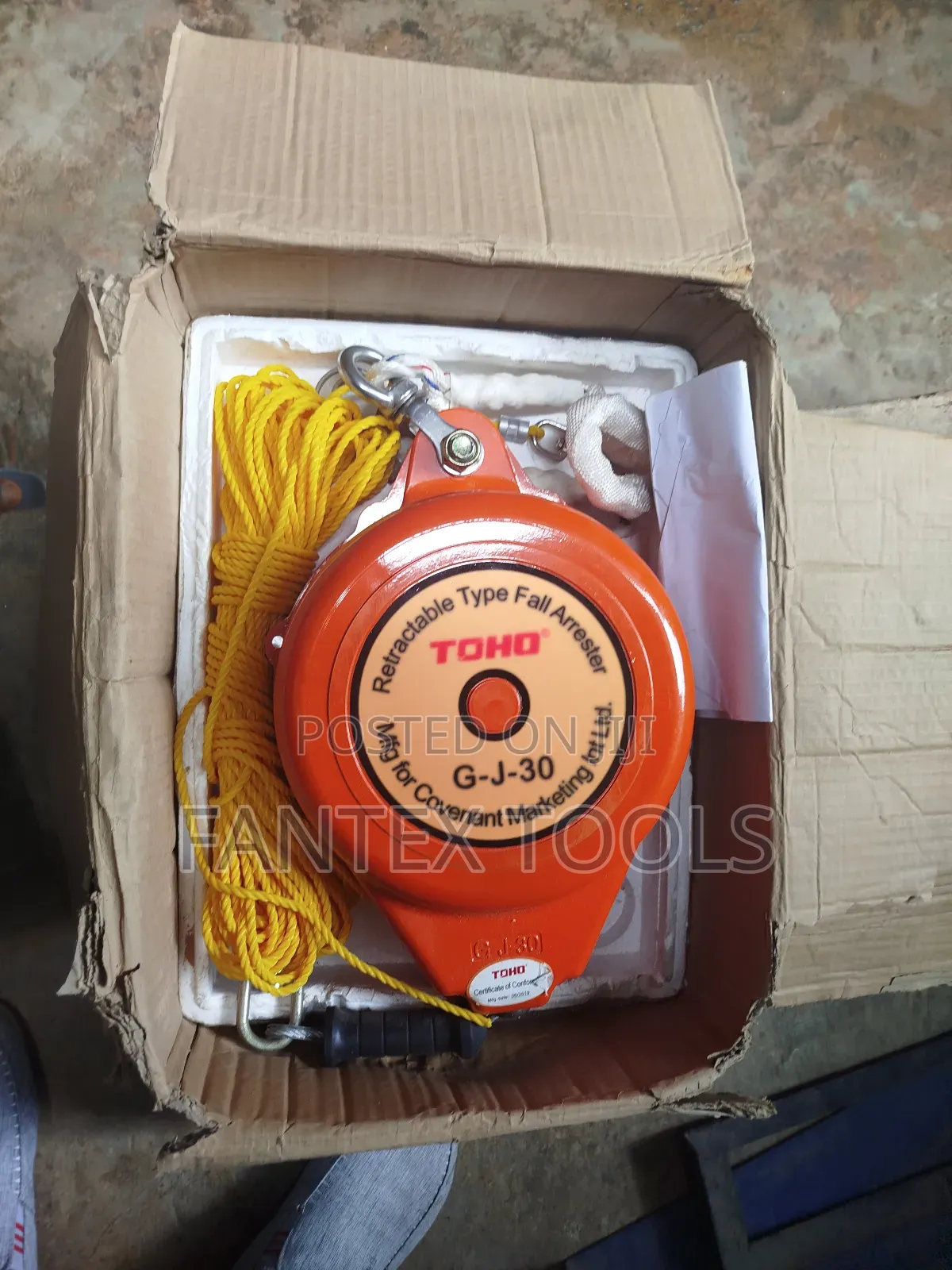 Retractable Type Fall Arrester.30 Meters