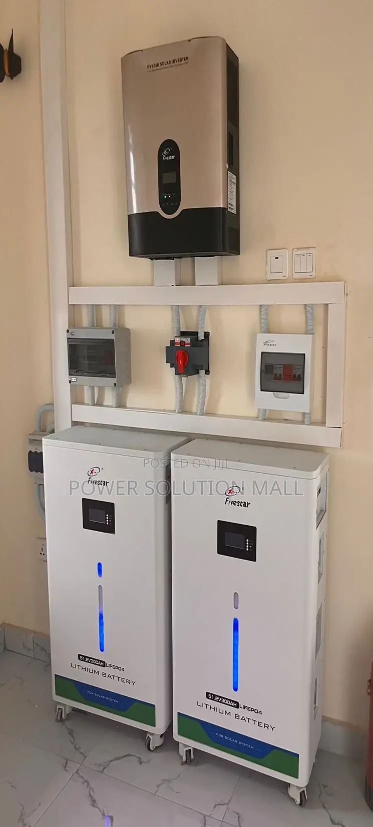 10kva Complete Off Grid Solar System With 2 Lithium Ion