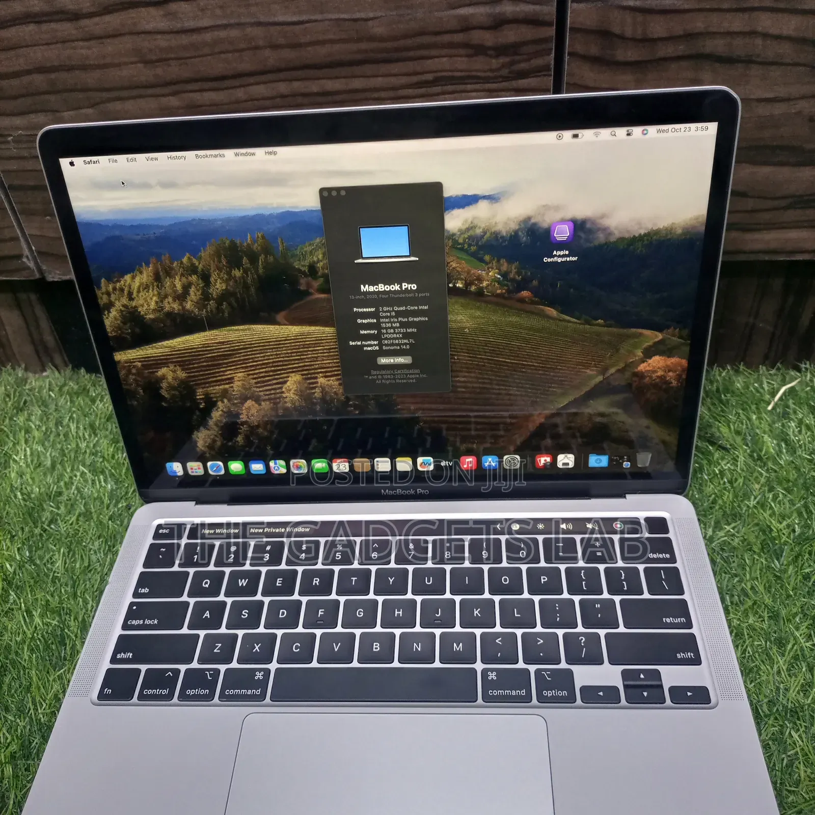 Laptop Apple MacBook Pro 2020 16GB Intel Core i5 SSD 512GB