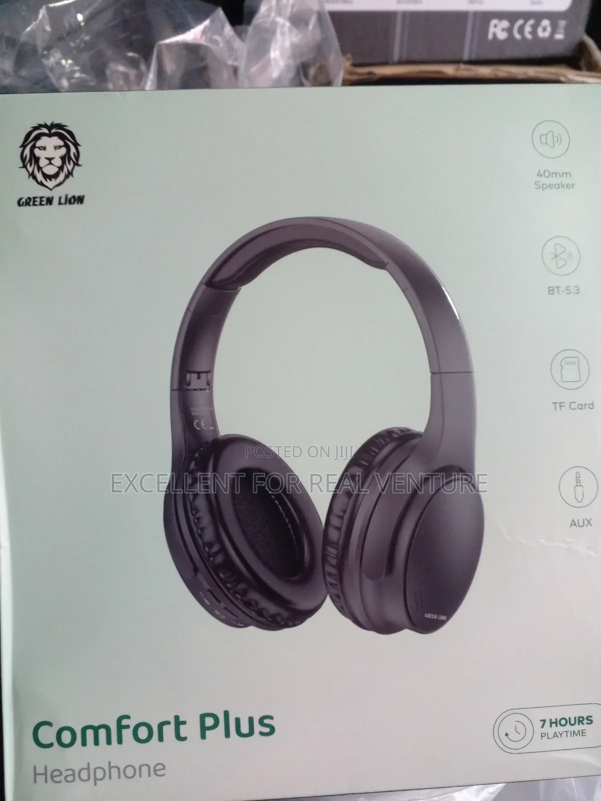 Comfort Plus Green Lion Headphone