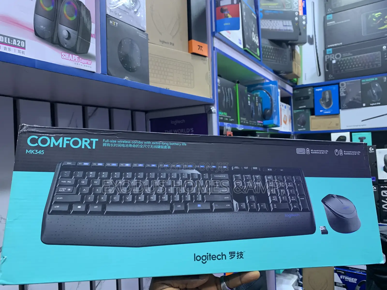 Logitech MK345 Wireless Combo Full-Sized Keyboard