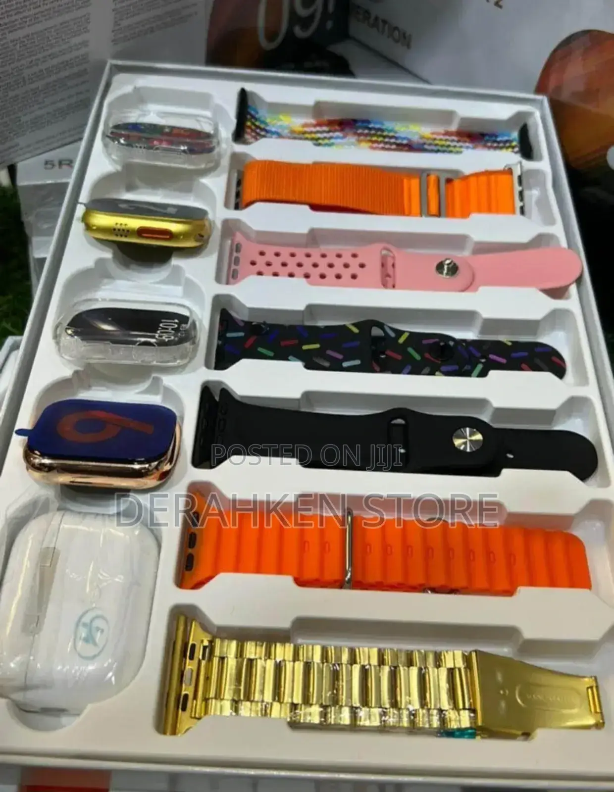 I60 Ultra With 2 Watches, Airpod Pro and 7 Straps