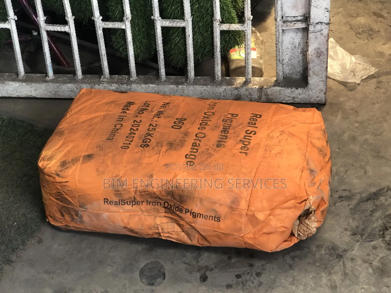 Colour Pigment Orange Iron Oxide Sealer