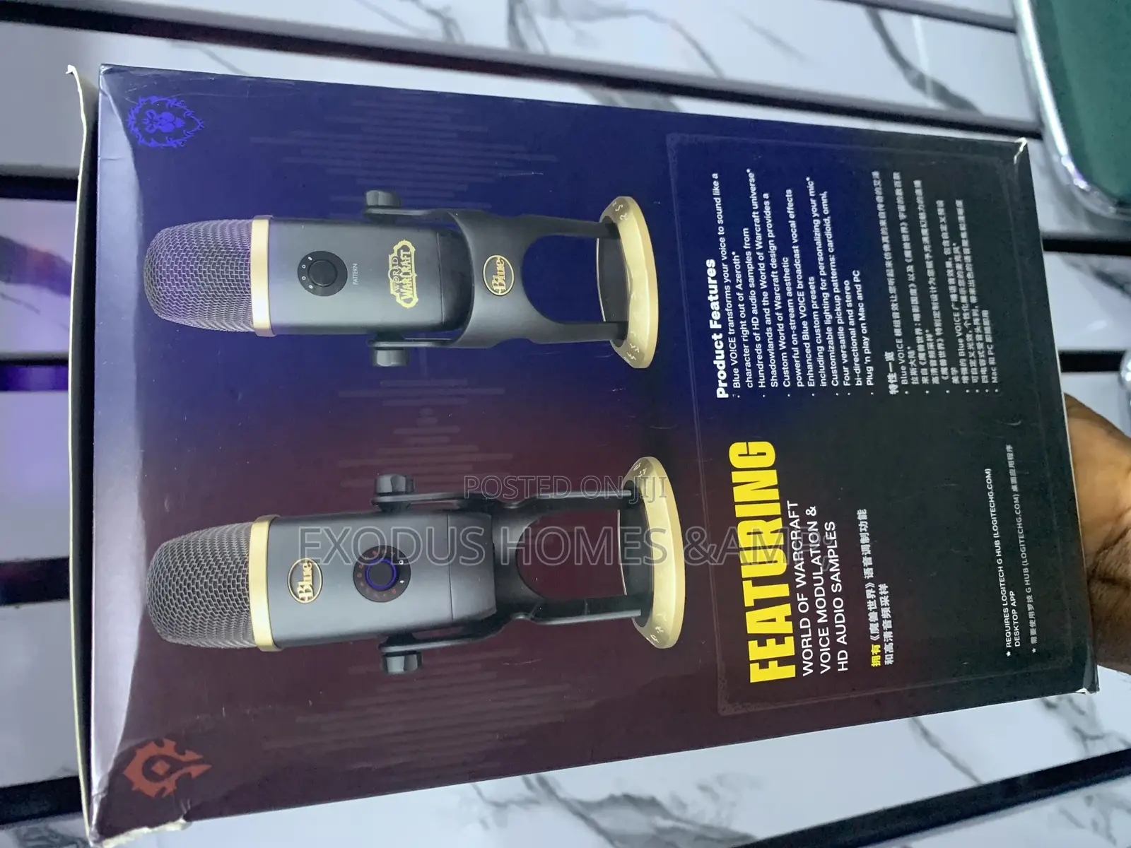 Blue Yeti X - Microfono USB World of Warcraft Edition