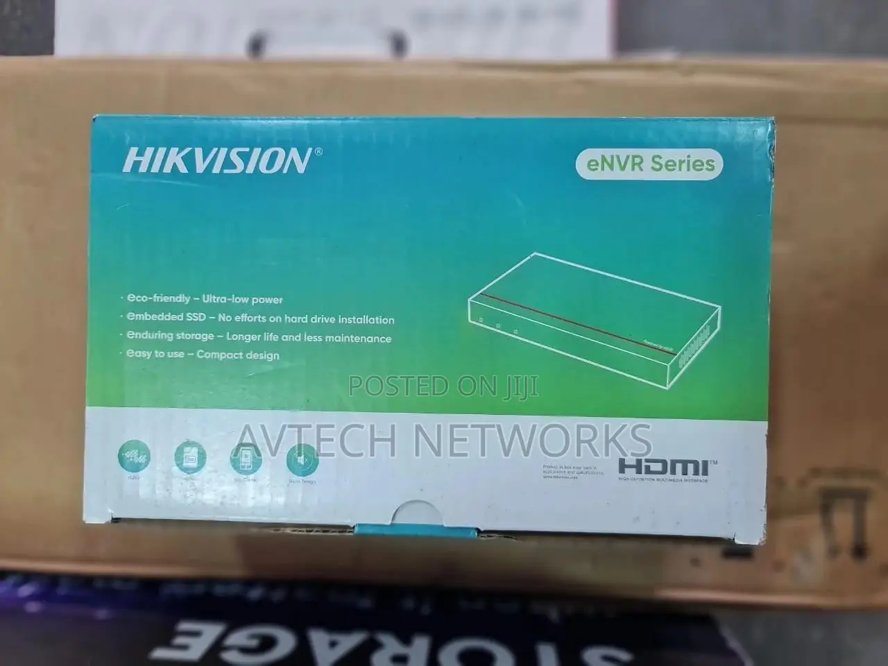 E NVR Hikvision 8 CH