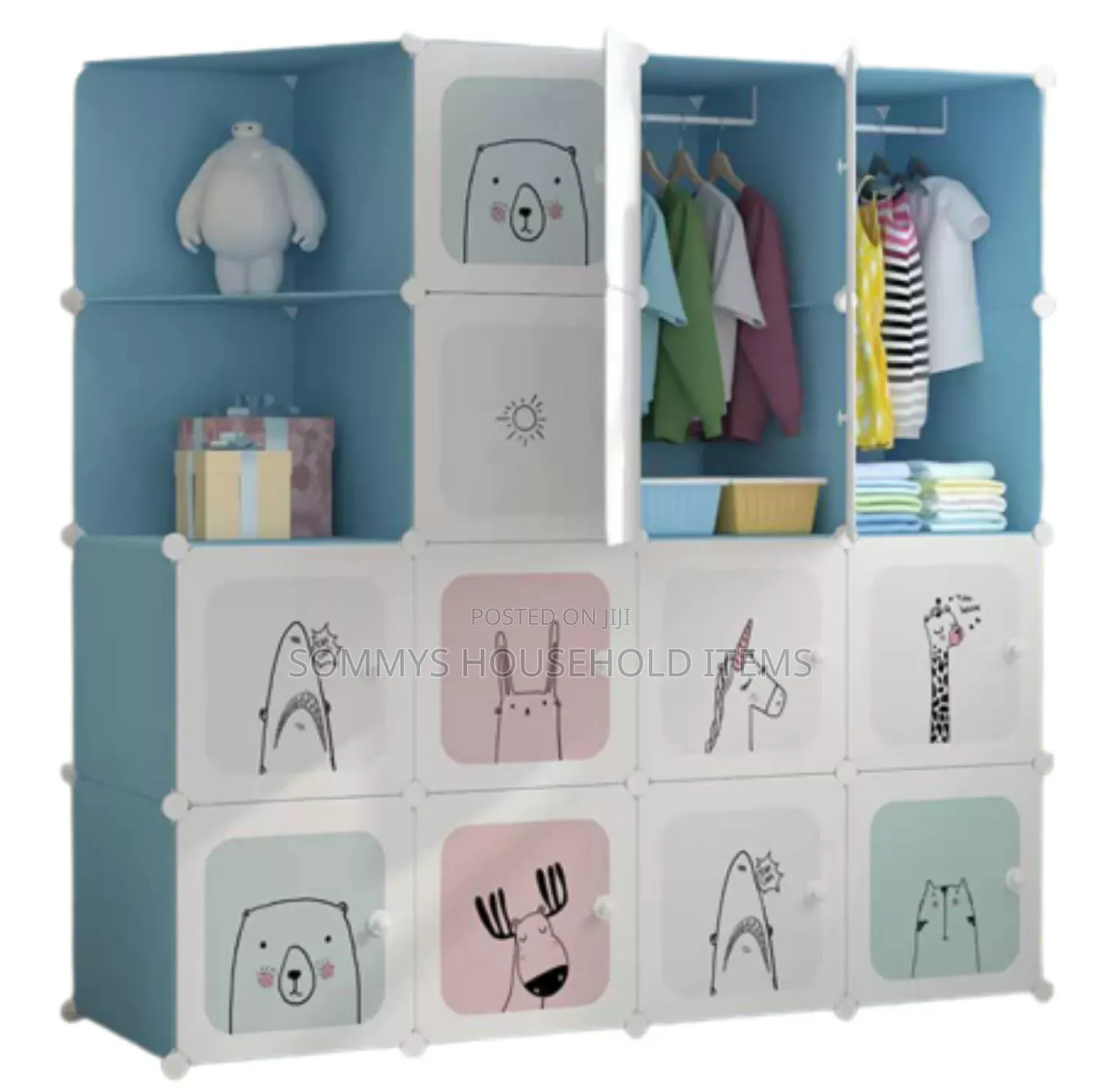 Kids Cloths Wardrobe Storage