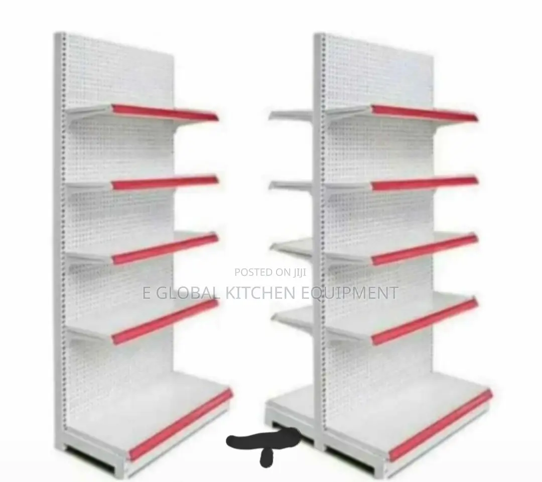 Single and Double Supermarket Shelf