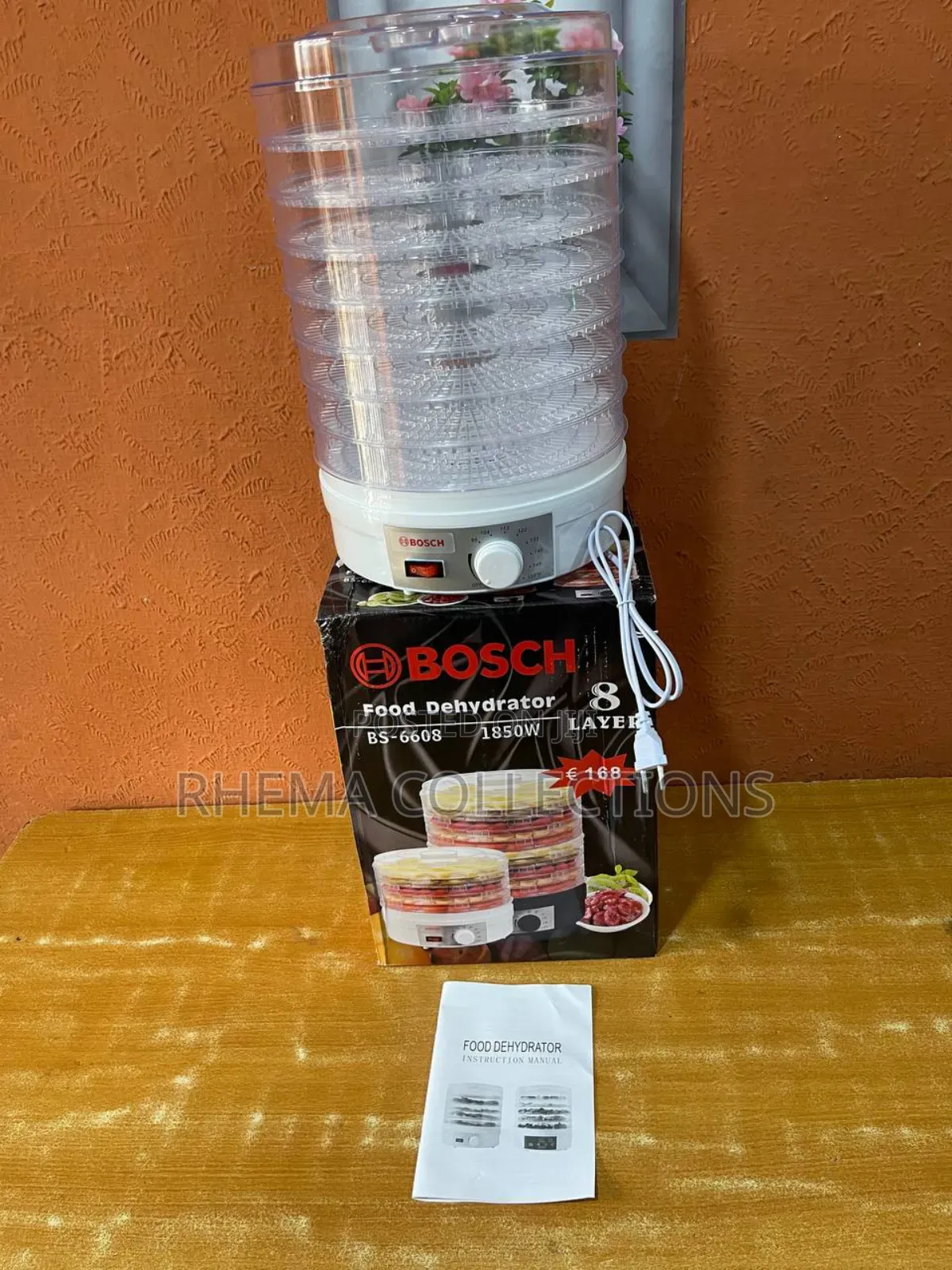 Bosch (1850W) Food Dehydrator - 8 Layer
