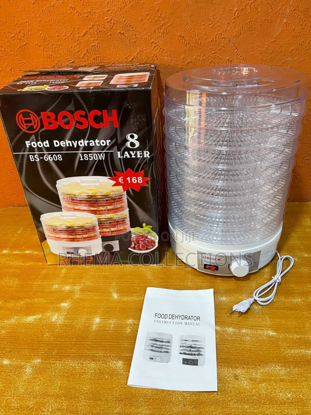 Bosch (1850W) Food Dehydrator - 8 Layer