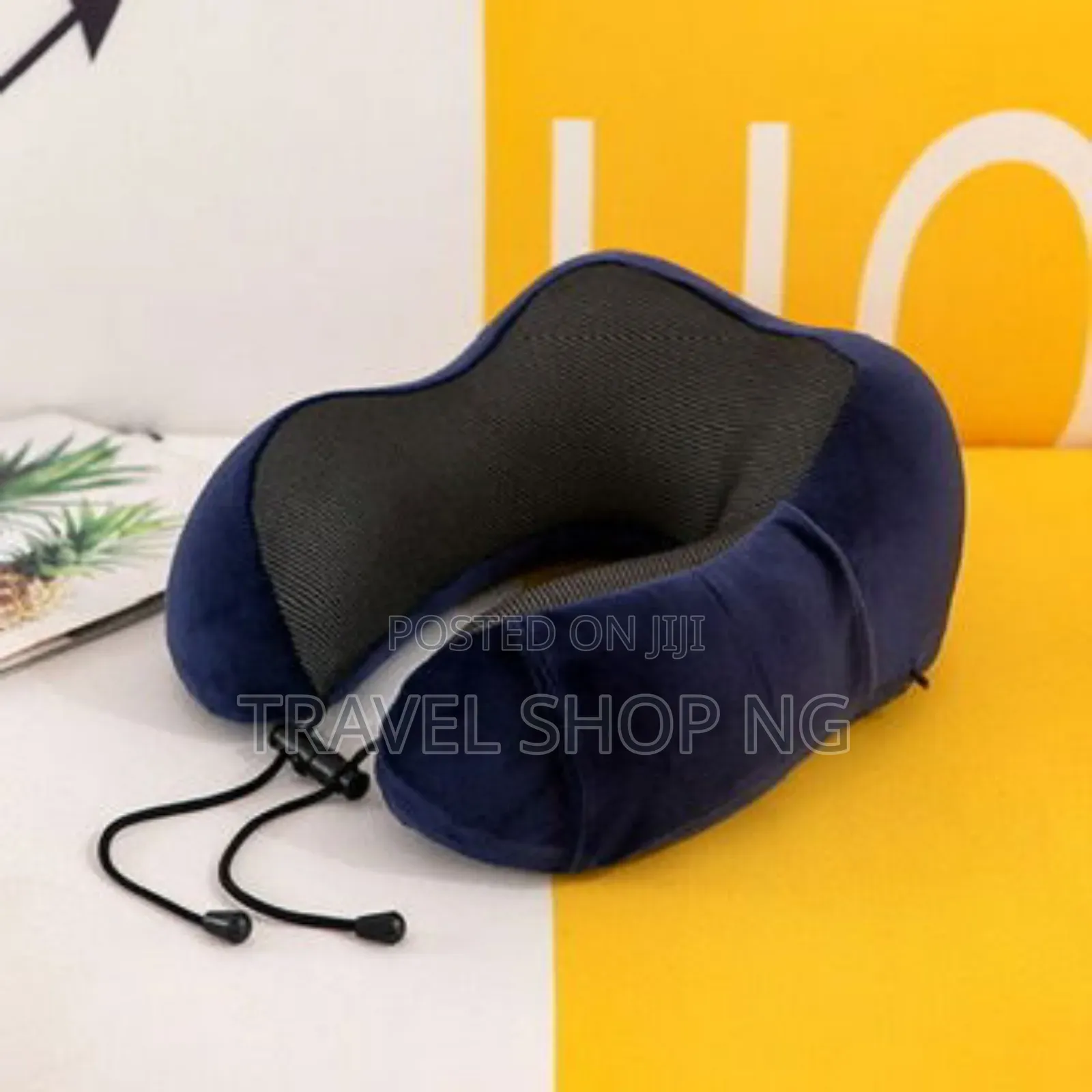 Navy Memory Foam Travel Neck Pillows
