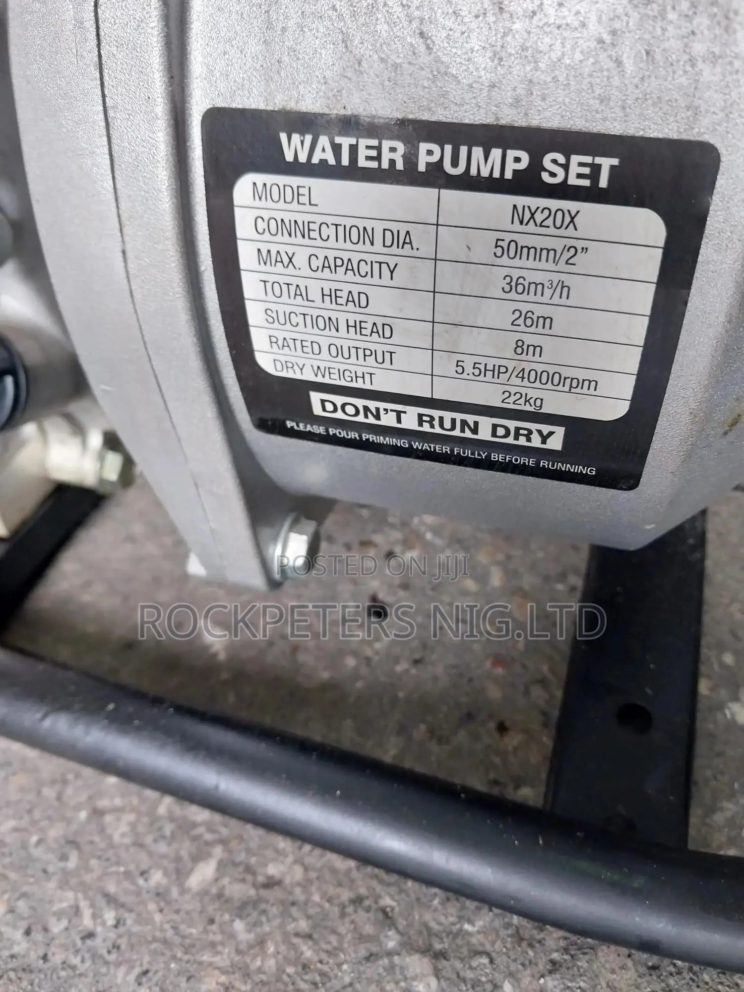 Nexus Nx20x Water Pump 2"