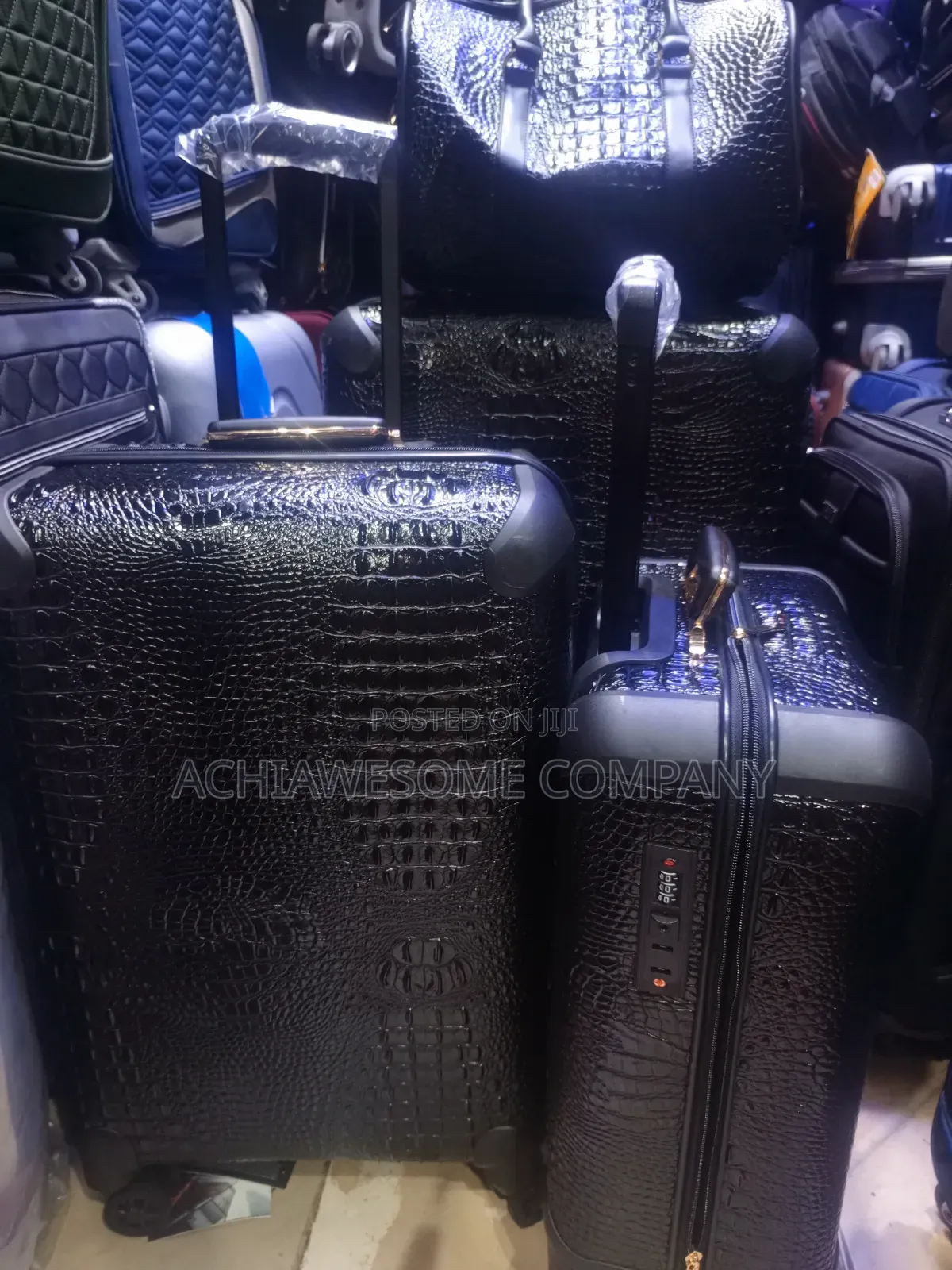 Set of Animal Skin Leather Box
