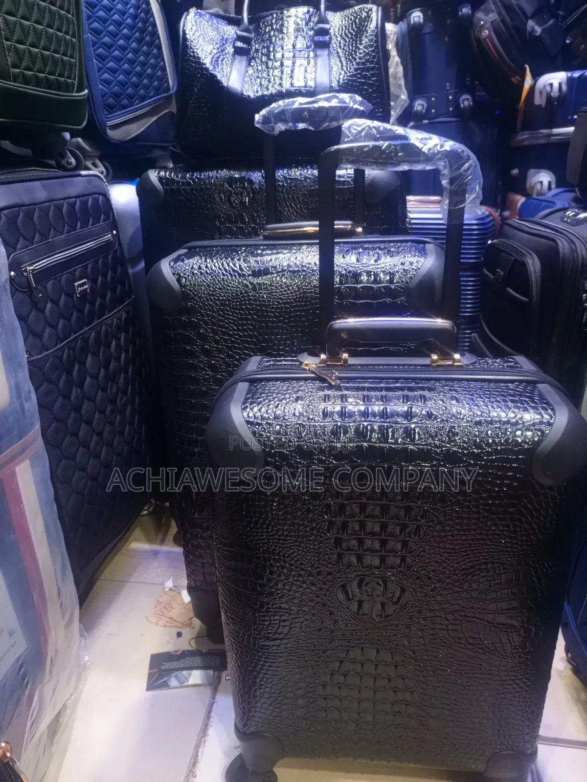 Set of Animal Skin Leather Box