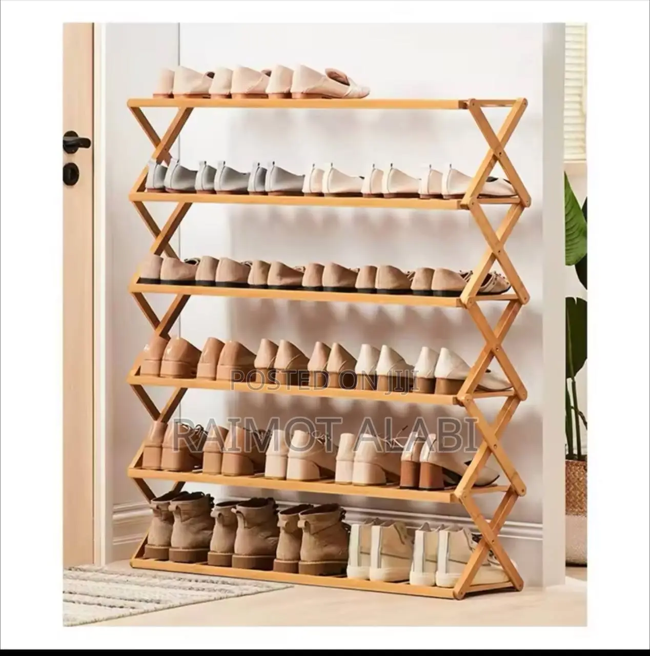 Bamboo Multi Functional Shoe Rack