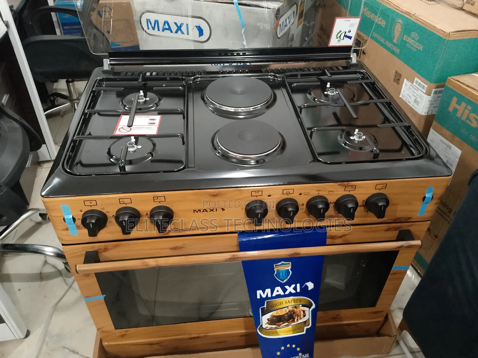 Maxi (4 Burner+2 Electric) ''First Grade'' Gas Cooker
