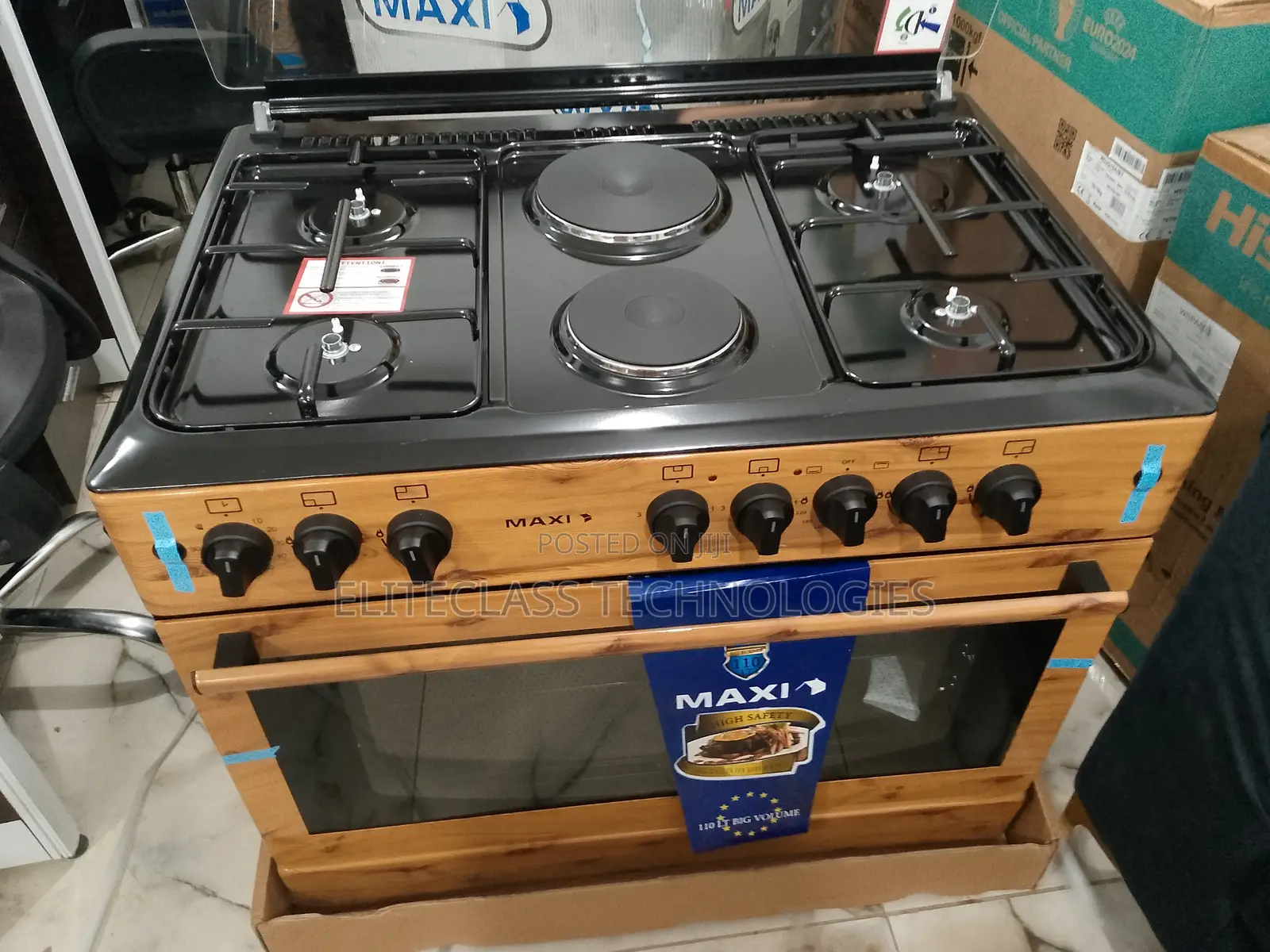 Maxi (4 Burner+2 Electric) ''Great Value'' Gas Cooker