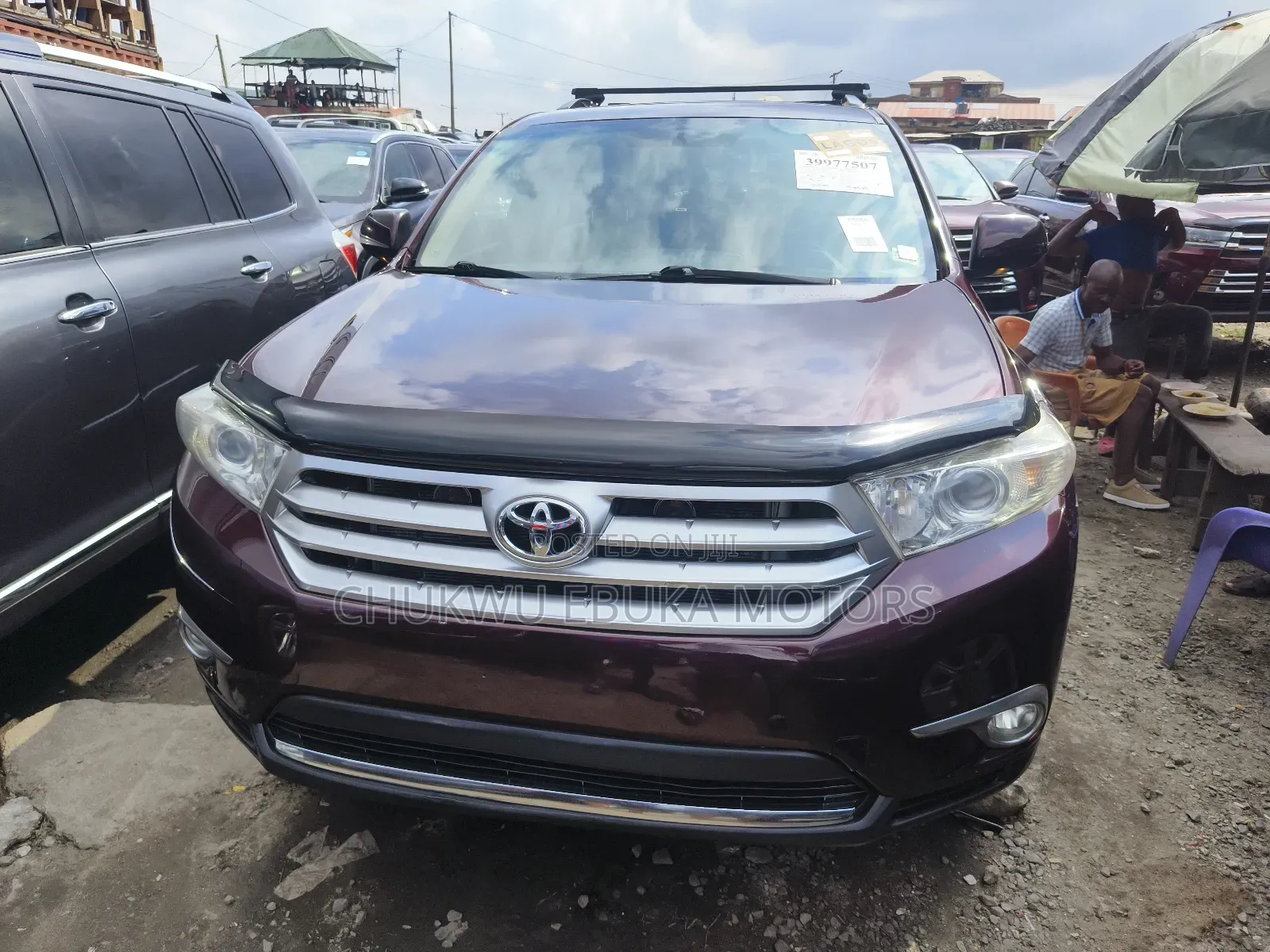 Toyota Highlander Limited 2012 Red