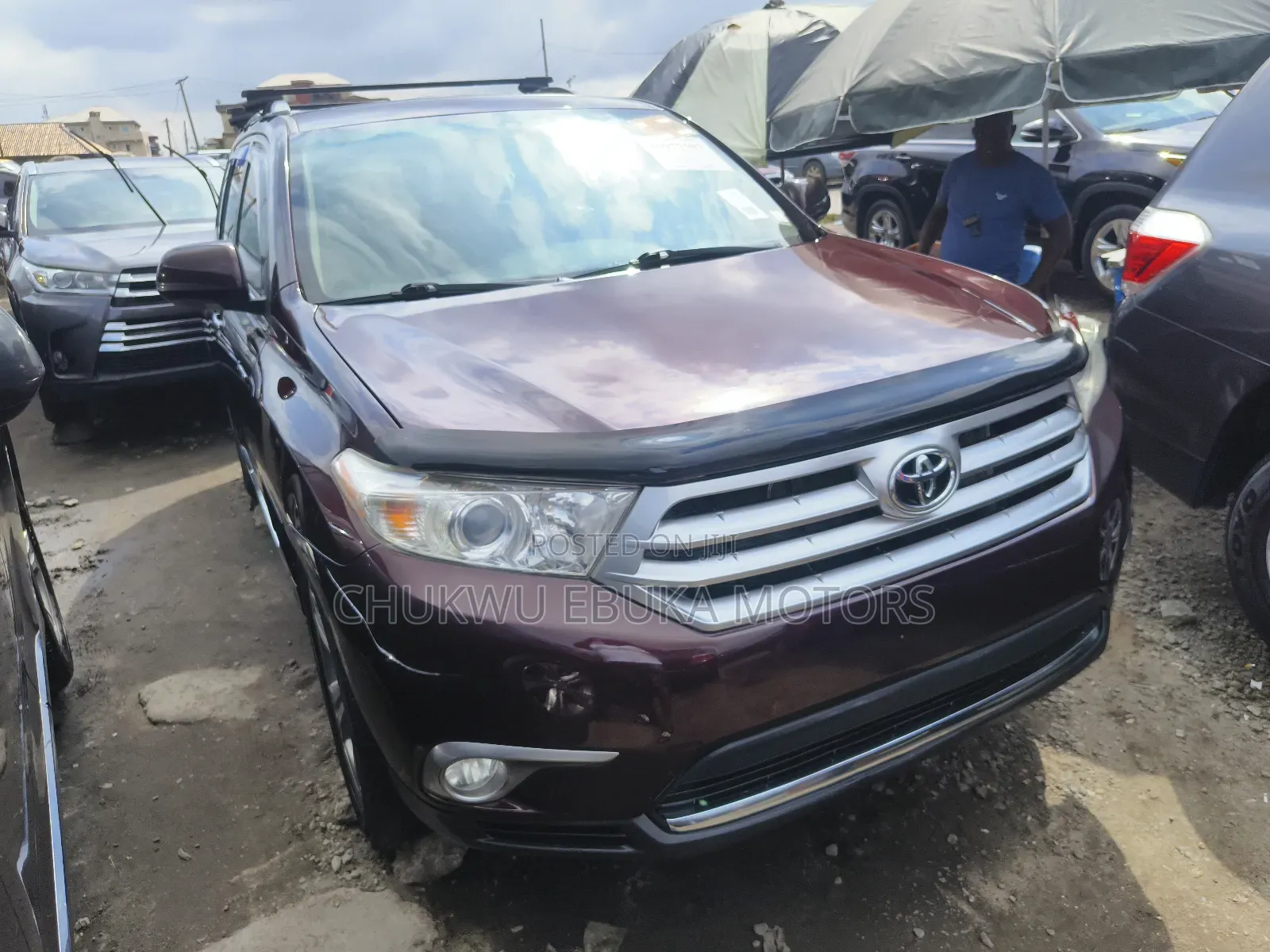 Toyota Highlander Limited 2012 Red