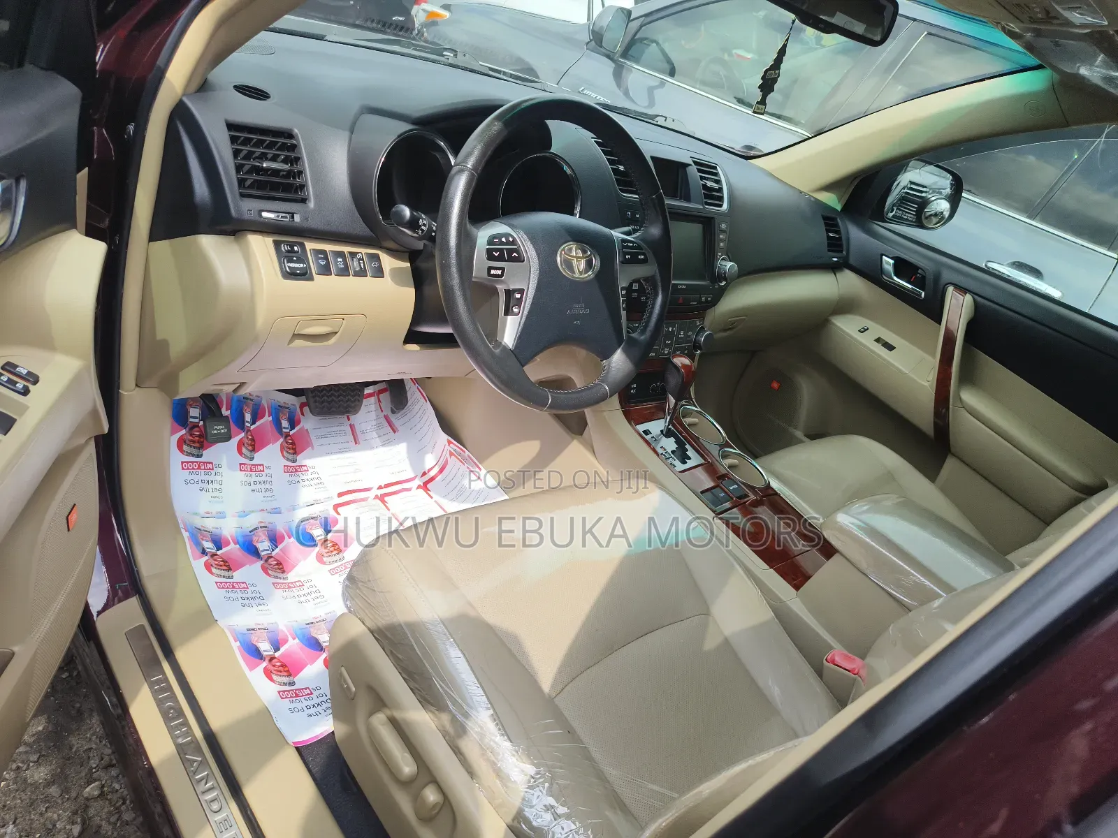 Toyota Highlander Limited 2012 Red