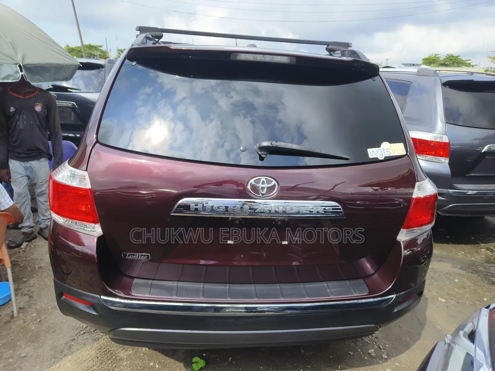 Toyota Highlander Limited 2012 Red