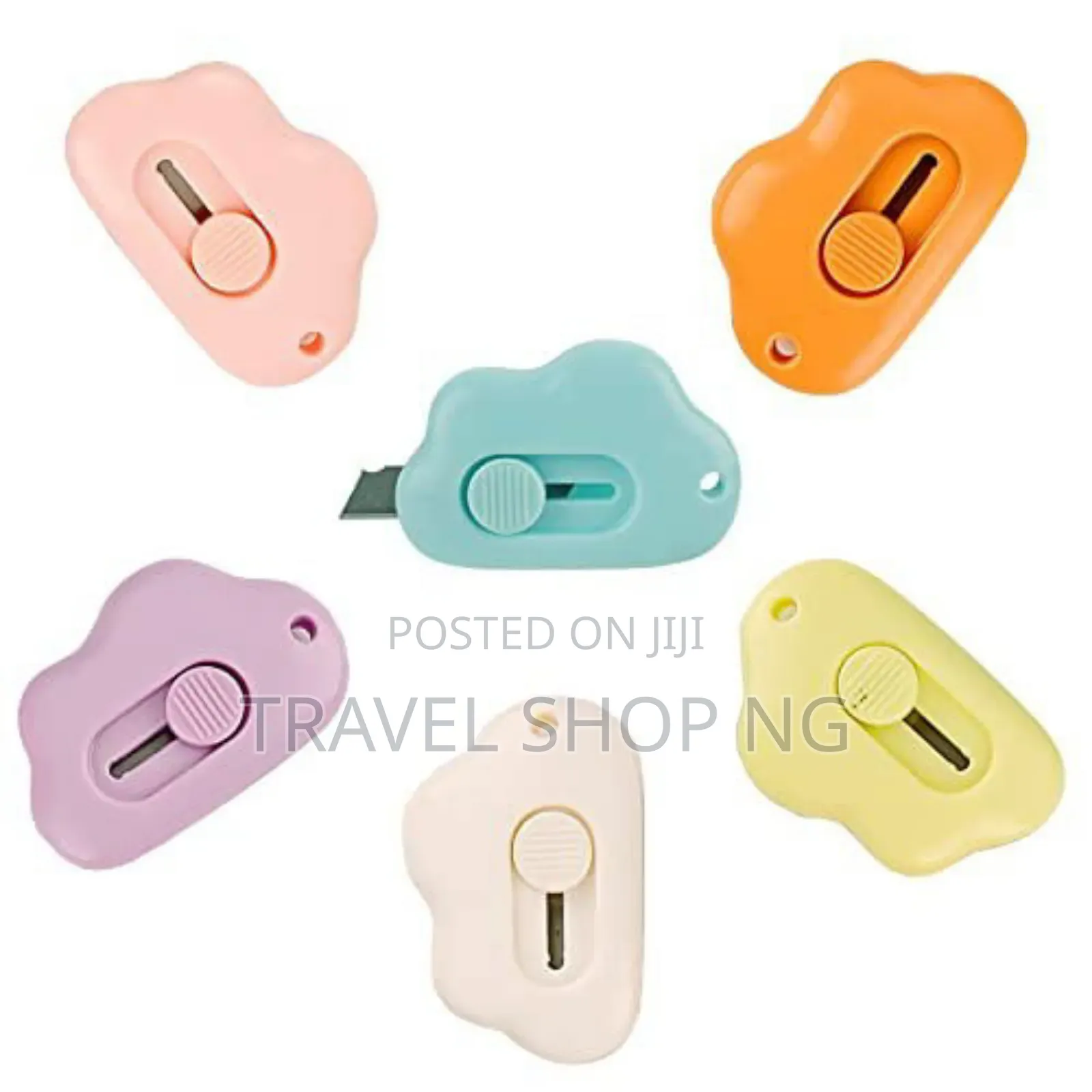10mm Retractable Box Opener Cutter With Cloud Veggie
