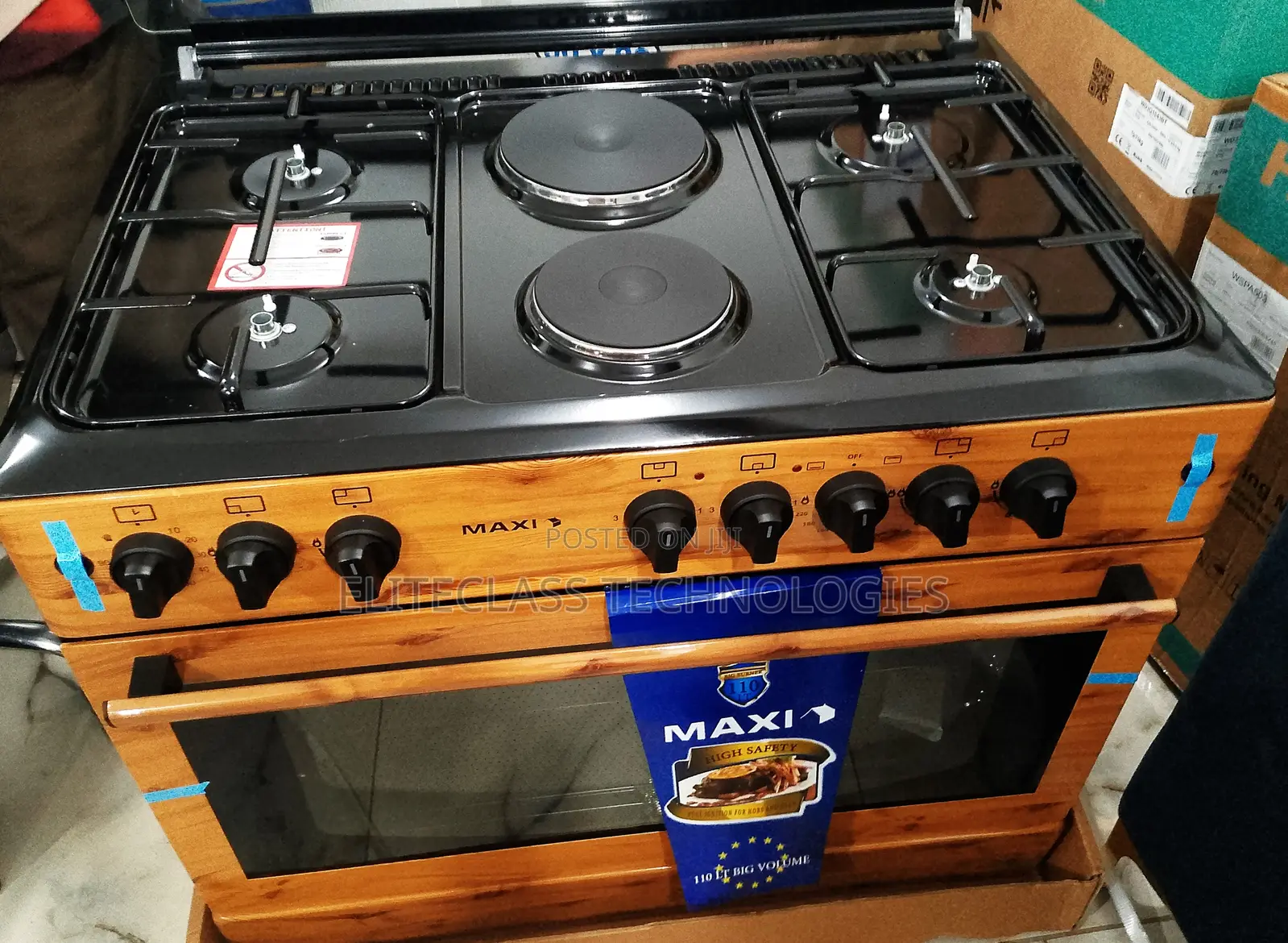 Maxi (4 Burner+2 Electric) ''Standard'' Gas Cooker