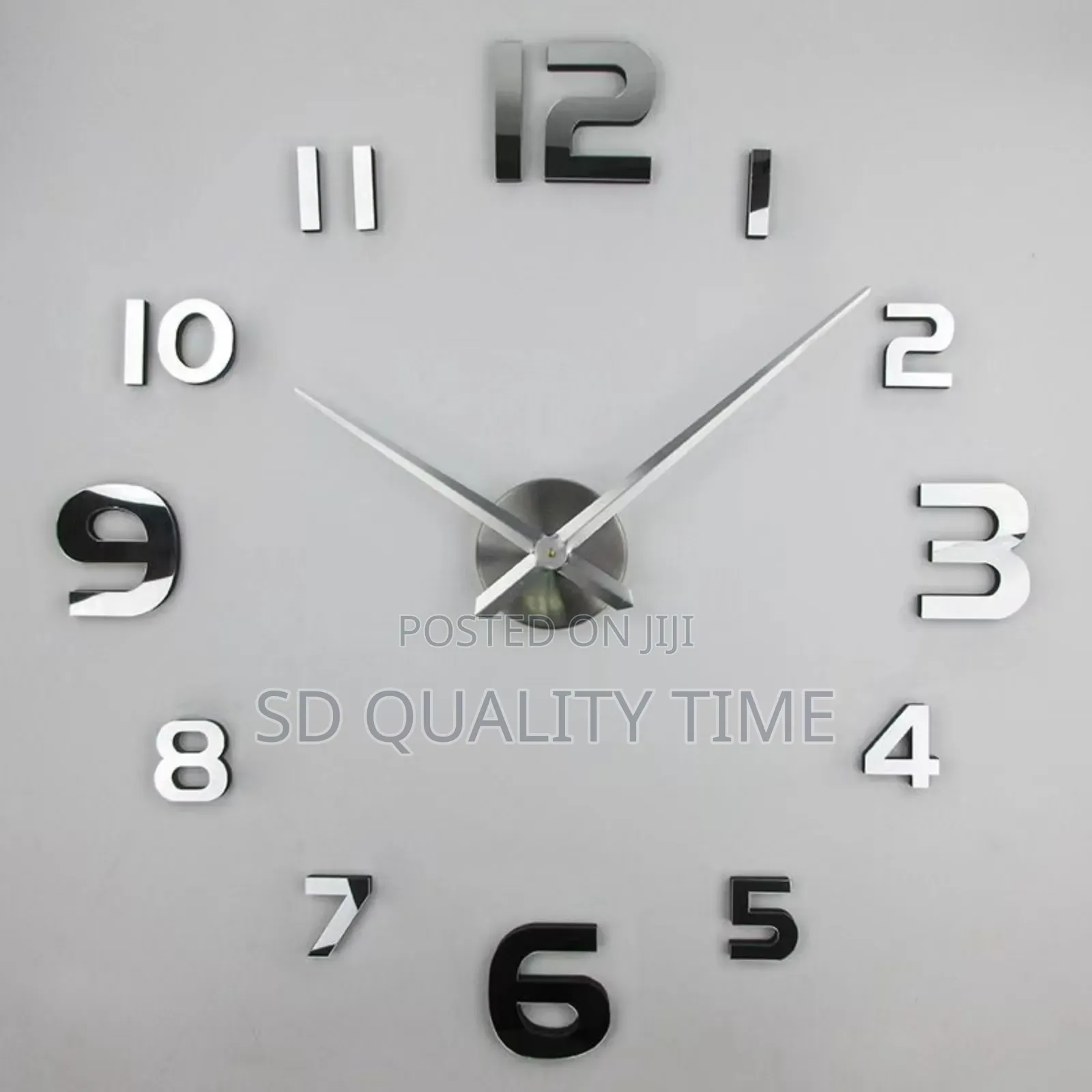 DIY 3D Wall Clock (Big Size)